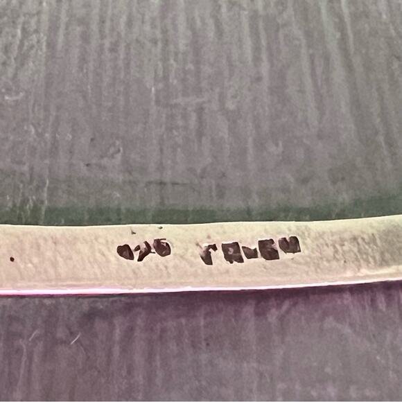 925 Sterling Silver & Copper Bracelet - Picture 4 of 10